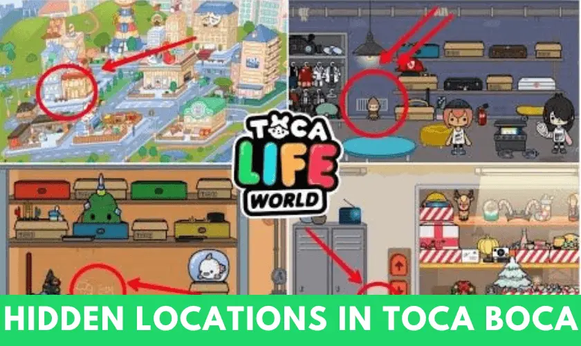 Hidden locations in Toca Boca